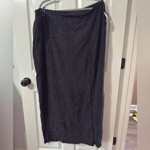 Target Black Sparkle Maxi Skirt